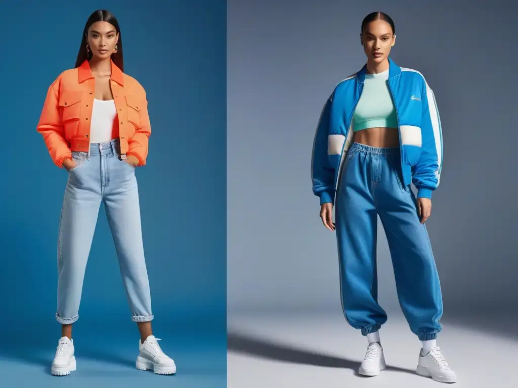 90s vs Una comparación visual entre la moda retro de los años 90 y su versión actual