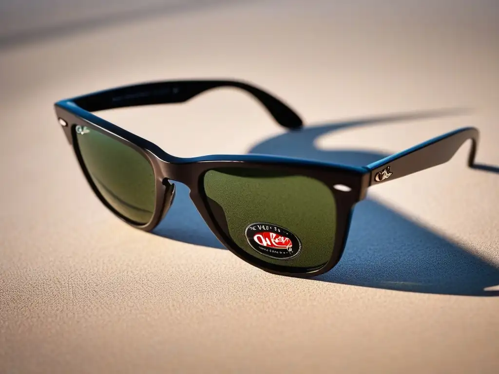 Comparativa detallada: RayBan Wayfarer vs Oakley Frogskins Comparativa de gafas de sol retro entre RayBan Wayfarer y Oakley Frogskins, resaltando sus estilos y detalles distintivos
