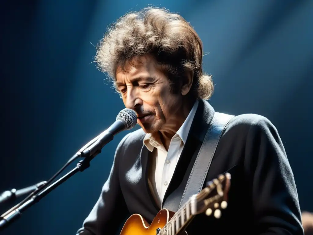 Bob Dylan en concierto: Estilo retro y rebeldía en los 60 Bob Dylan en concierto en los años 60, con su moda retro icónica y estilo único