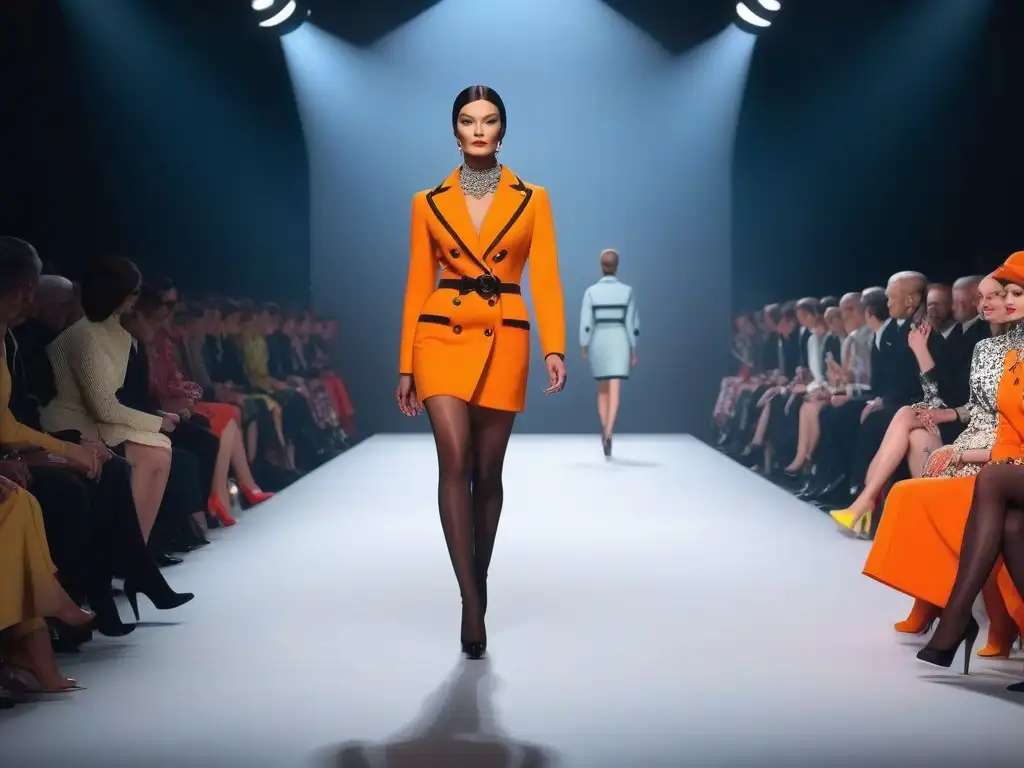 Desfile de moda retro con diseño pop art de Andy Warhol