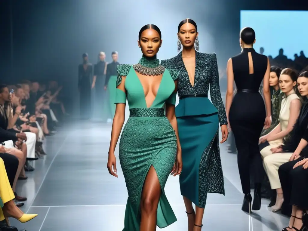 Desfile de moda vanguardista: colores audaces y detalles impactantes Desfiles de moda polémicos con tendencias vanguardistas y colores atrevidos