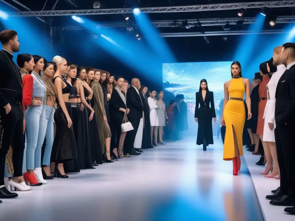 Deslumbrante desfile de moda del año 2000 con lanzamiento de marcas icónicas