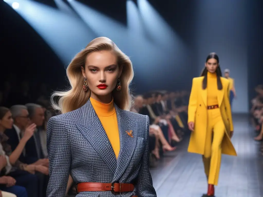 Deslumbrante desfile de moda de los 80 con camisas retro de Brooks Brothers