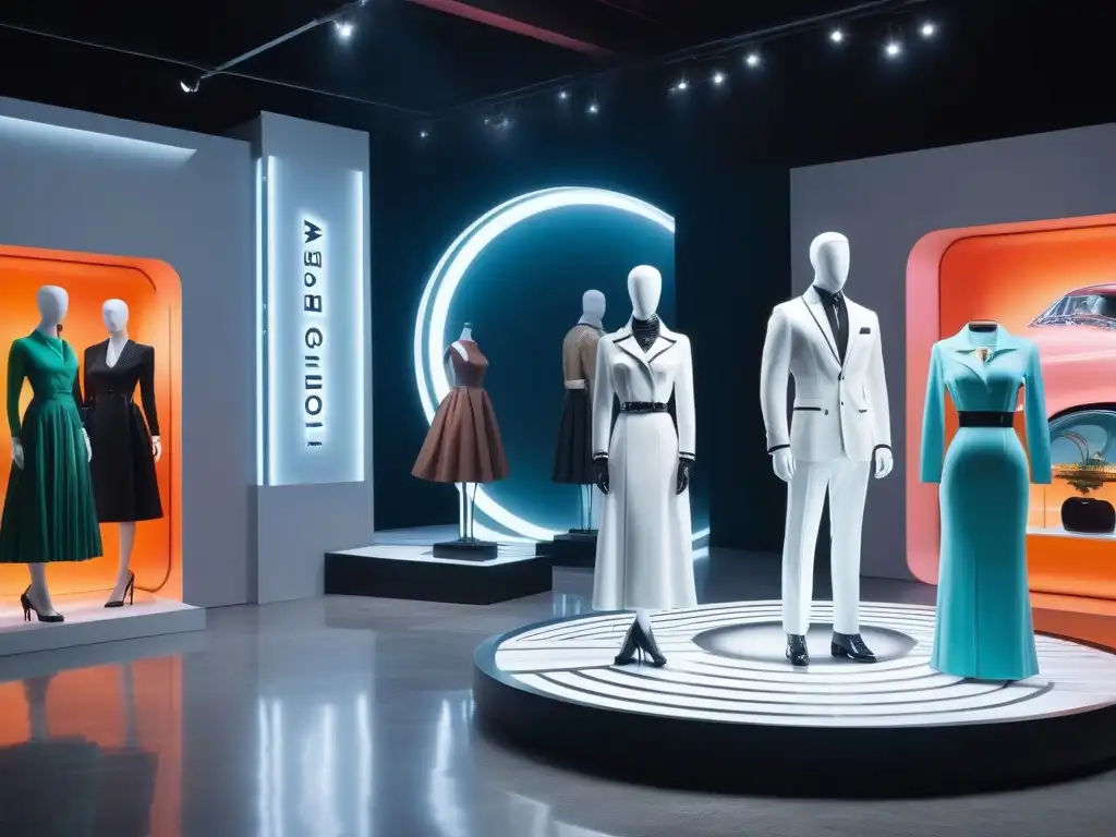 Una exhibición de moda retro y tendencias actuales en un espacio chic y vintage