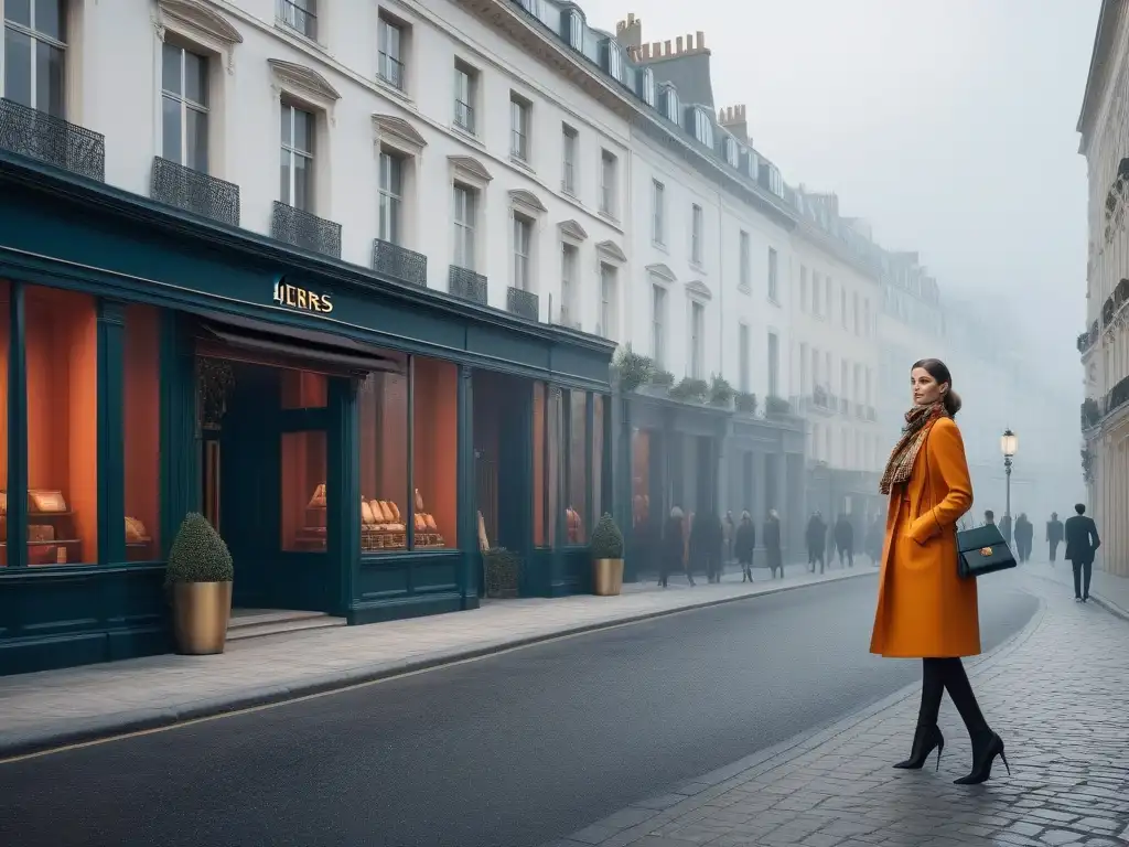 Estilo urbano: Hermes seduce con modernidad y tradición Un grupo diverso y elegante muestra los nuevos pañuelos de seda Hermes modernos en una calle urbana chic, fusionando tradición y modernidad