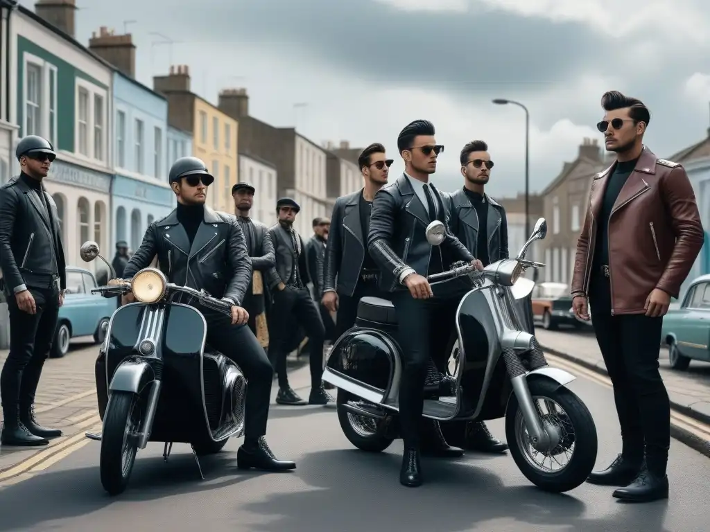 Histórica rivalidad entre Mods y Rockers en escena costera vintage