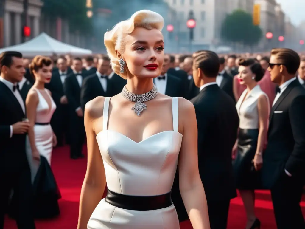 Influencia estrellas cine moda retro: Iconos de Hollywood en un glamour retro eterno