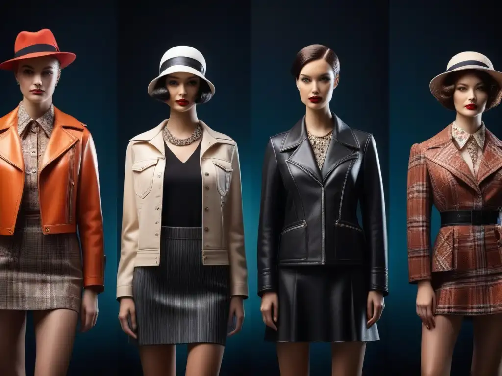 Evolución de la moda retro: de los años 20 a los 90 Una línea de tiempo visual de estilos retro icónicos de moda, desde los años 20 hasta los 90