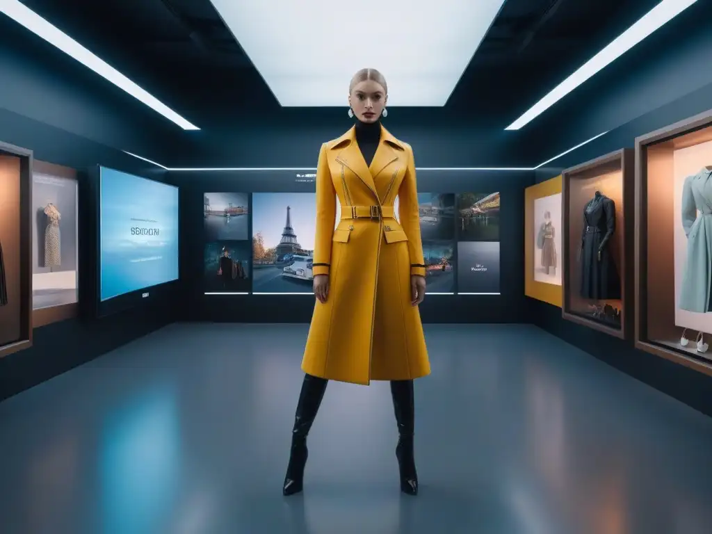 Galería de Moda Virtual: Fusión de Arte y Moda del Siglo XX Explora la moda retro del siglo XXI en esta galería de arte virtual futurista e interactiva en internet
