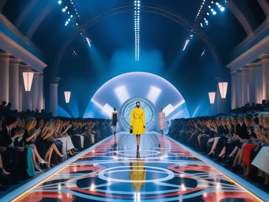 Desfile de moda de los 90: un tributo a Versace, Chanel y Calvin Klein Pasarela de moda retro años 90 con diseñadores icónicos y colecciones innovadoras