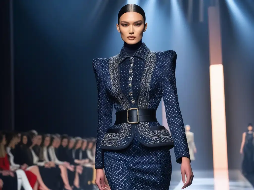 Desfile vibrante de Jean Paul Gaultier: retro con modernidad Una pasarela vibrante con diseños retro de Jean Paul Gaultier