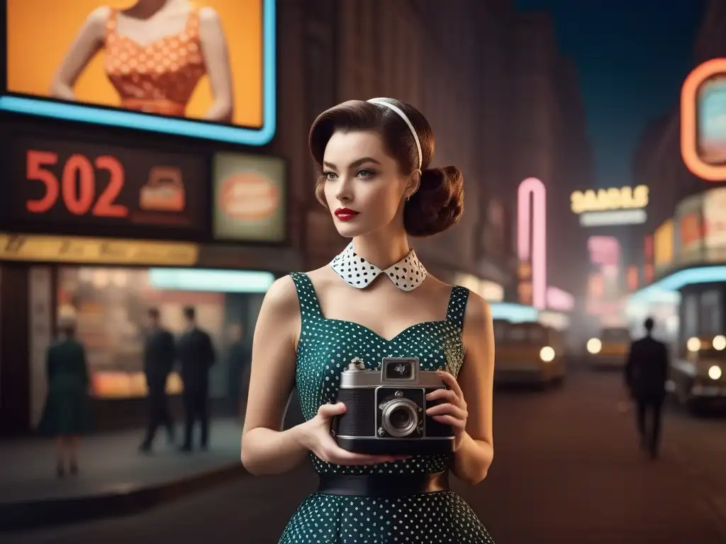 Comparación de anuncios retro: 1960 vs Comparación entre publicidad de moda retro de los años 60 y actual