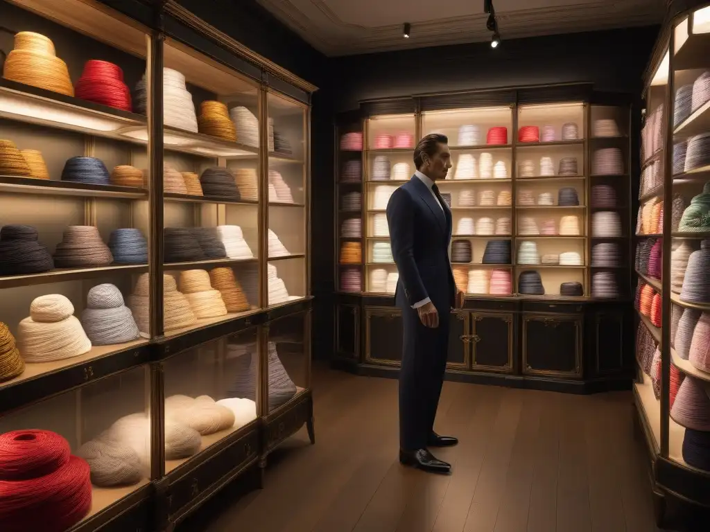 Valentino Garavani en su atelier retro, rodeado de creaciones haute couture