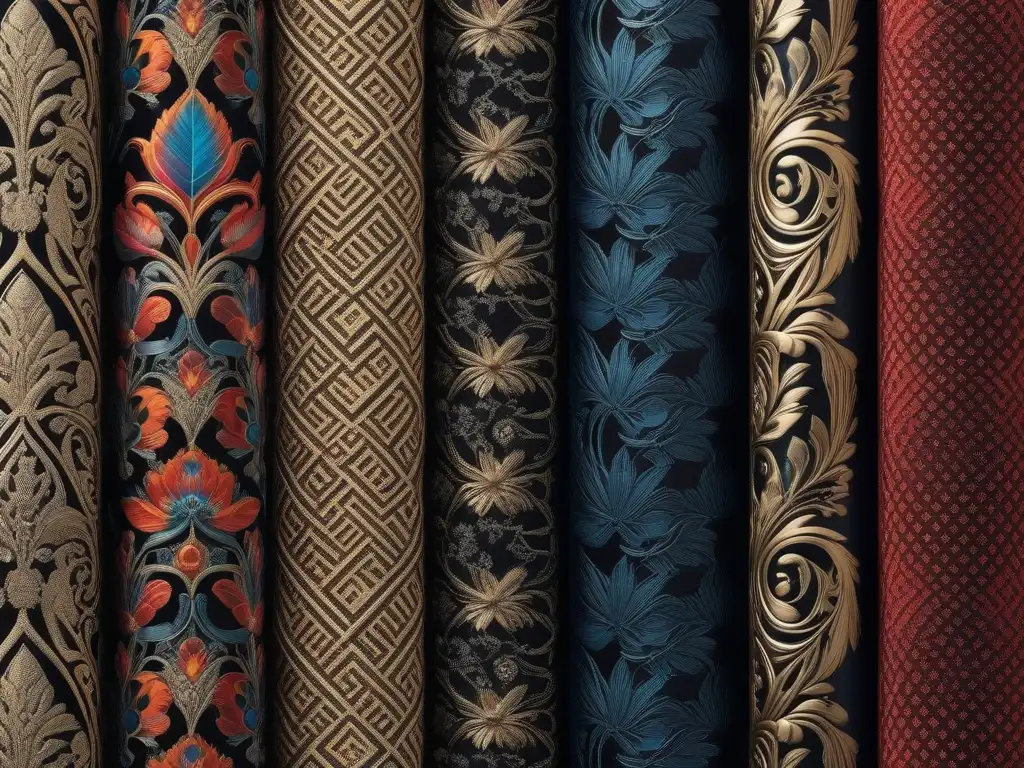 Evolution of retro fashion: décadas de patrones icónicos Una evolución vibrante de patrones de moda retro a lo largo de las décadas, reflejando la economía global